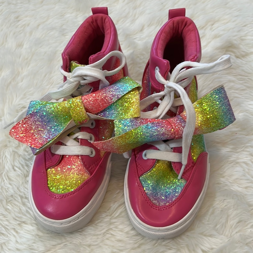 Big Kids Size 3 JoJo Siwa Flitter high-Tops